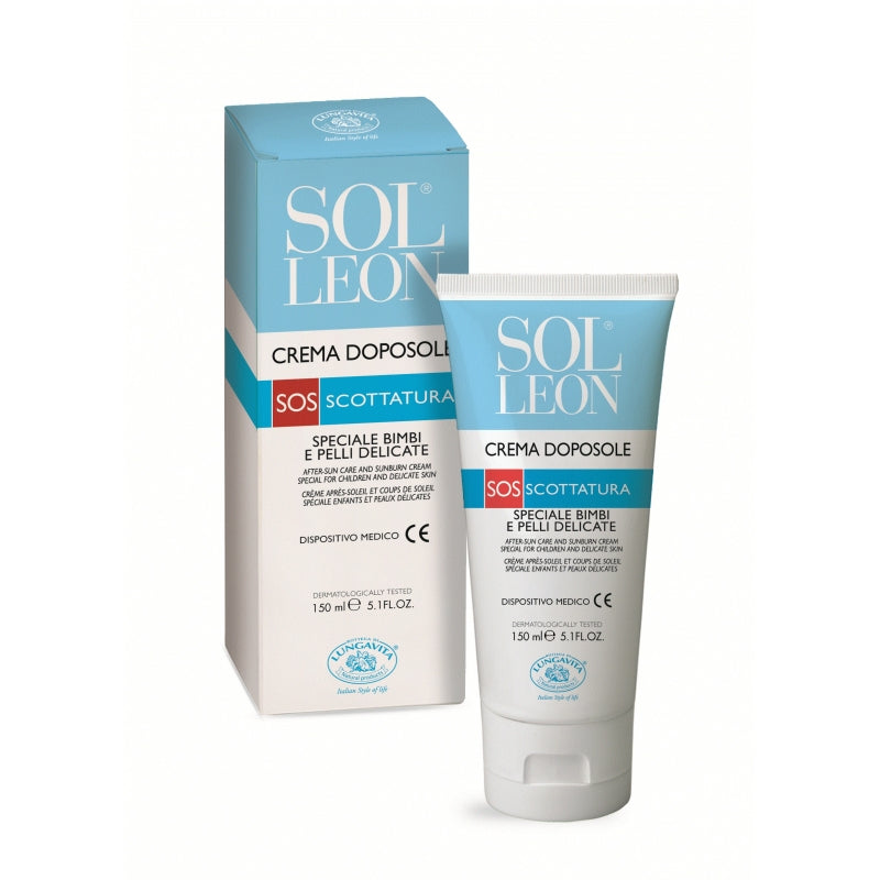 SOL Léon - After Sun SOS Cream | Sun Burn - Medical CE (150ml) - €22.90 - stepstones-health.nl