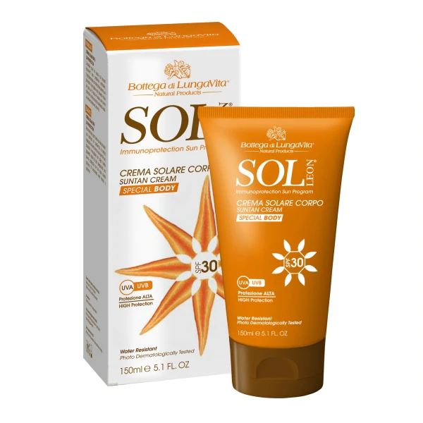 SOL Léon - Sun Protection Body Cream (150ml) in SPF 10 | 20 | 30 | 50 (Reseller)