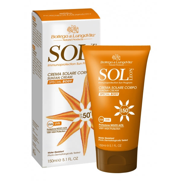 SOL Léon - Sun Protection Body Cream SPF50 - (150ml) - €18.90 - stepstones-health.nl