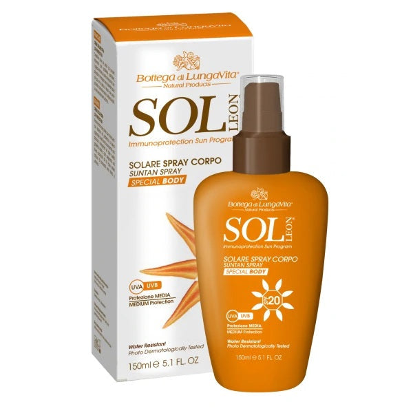 SOL Léon - Sun Protection Body Spray (150ml) in SPF 20 | 30 | 50 (Reseller)